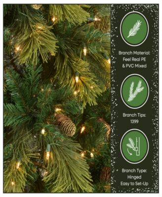 National Tree Company 7.5 Ft Carolina Pine tree