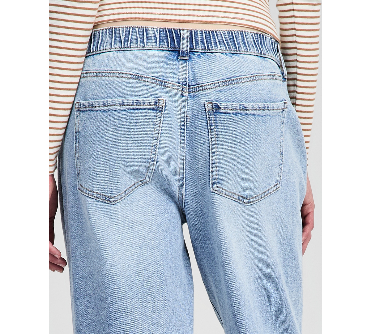 And Now This Women's Tie-Front Wide-Leg Jeans, Macy's Exclusive