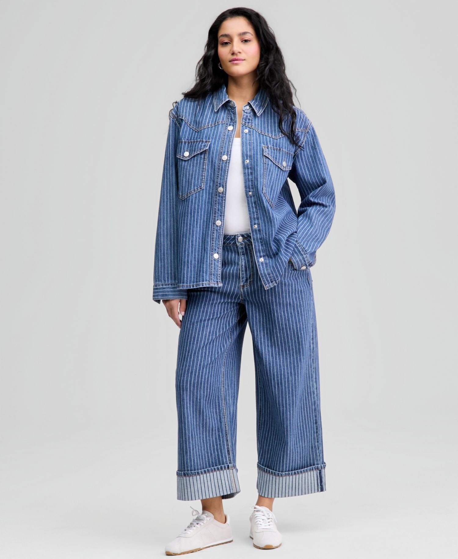Women's Oversized Denim Shirt