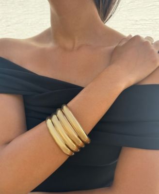 Gold 4-Bangle Set