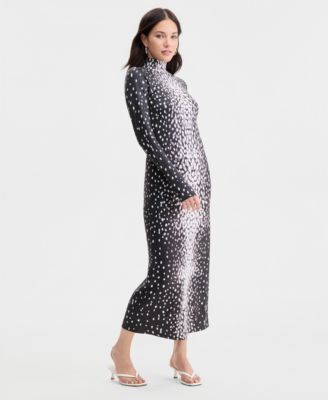 Women's Fawn-Print Maxi Dress, Macy's Exclusive