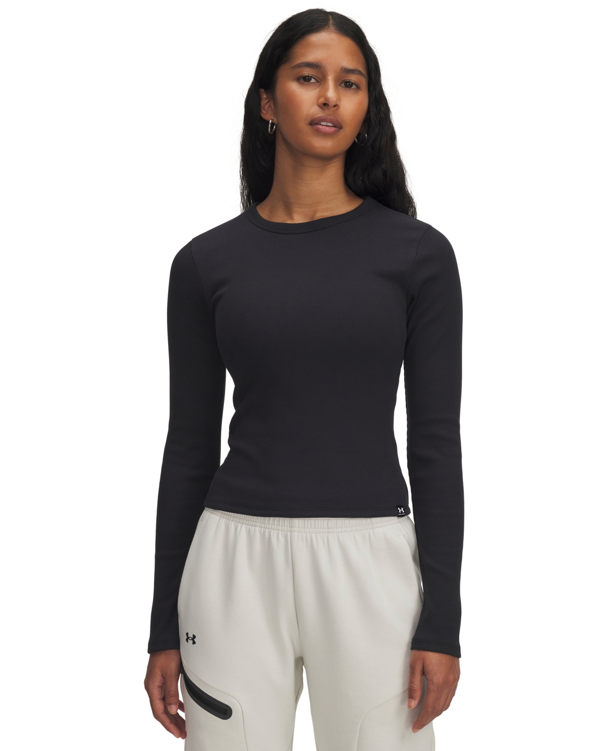 Under Armour Women's Rival Rib Long Sleeve Top