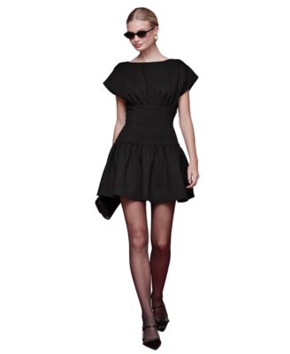 Women's Drop-Waist Mini Dress