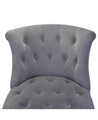 Upholstered Paolino Accent Chair with Button-tufted Back