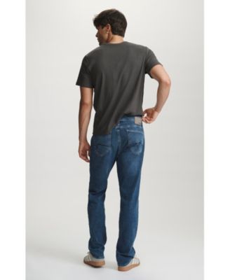 Men's Zach Straight Leg In Dark Brushed Feather Jeans