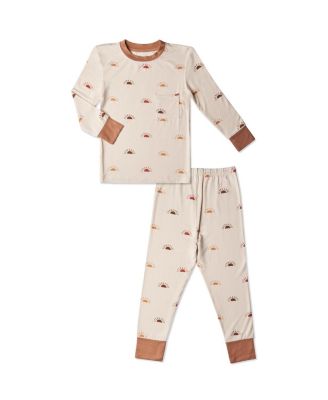 Emerson Fitted Long Sleeve Two-Piece Pajamas