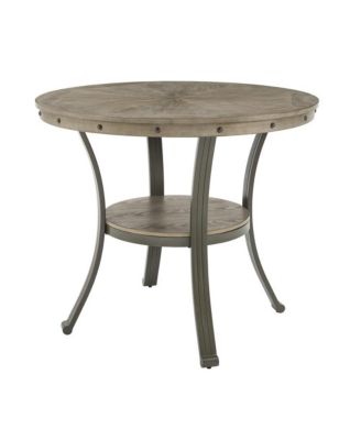 Franklin Gathering Counter Height 42 inch - Round Pub Table Pewter