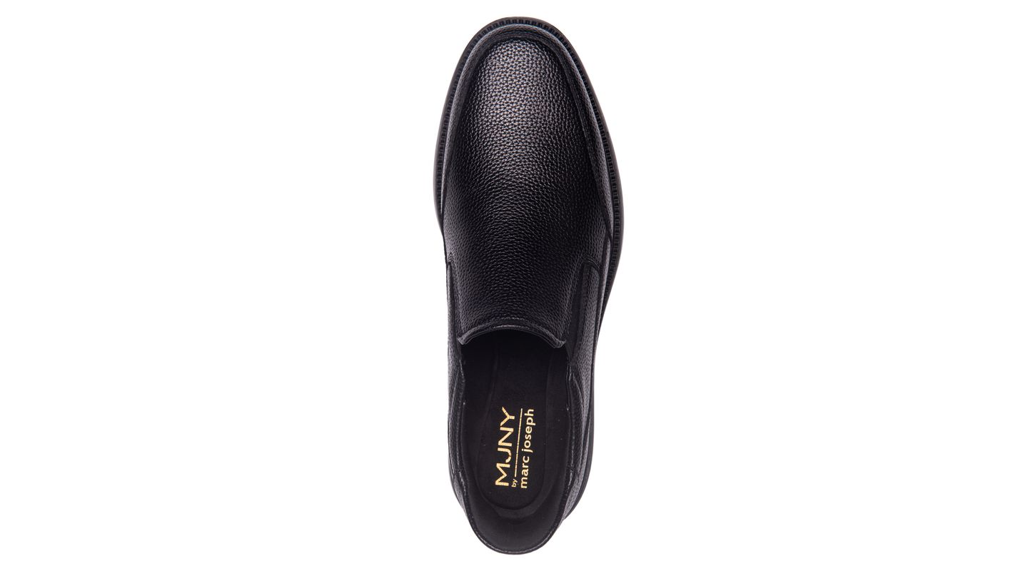 Мужские туфли Marc Joseph New York Chicago Road Hands-Free Slip On Technology, цвет: Чёрный кожаный — фото 5