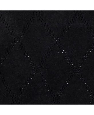 Women's Organic Bow Detail Pointelle Sweater