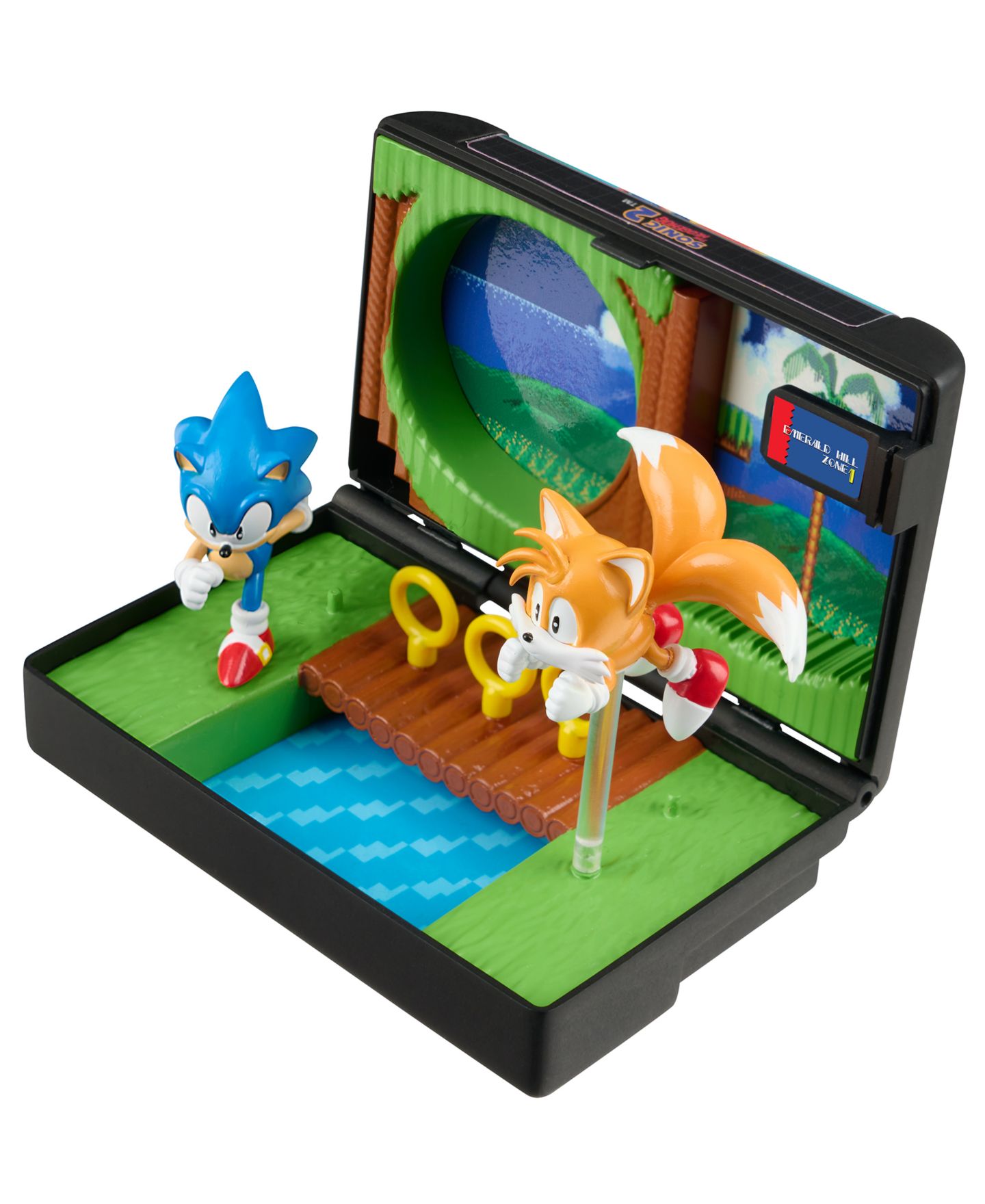 Детский игровой набор Wilder Toys Sonic Console Heroes Sega Genesis Diorama Playset, Ages 8+ — фото 1