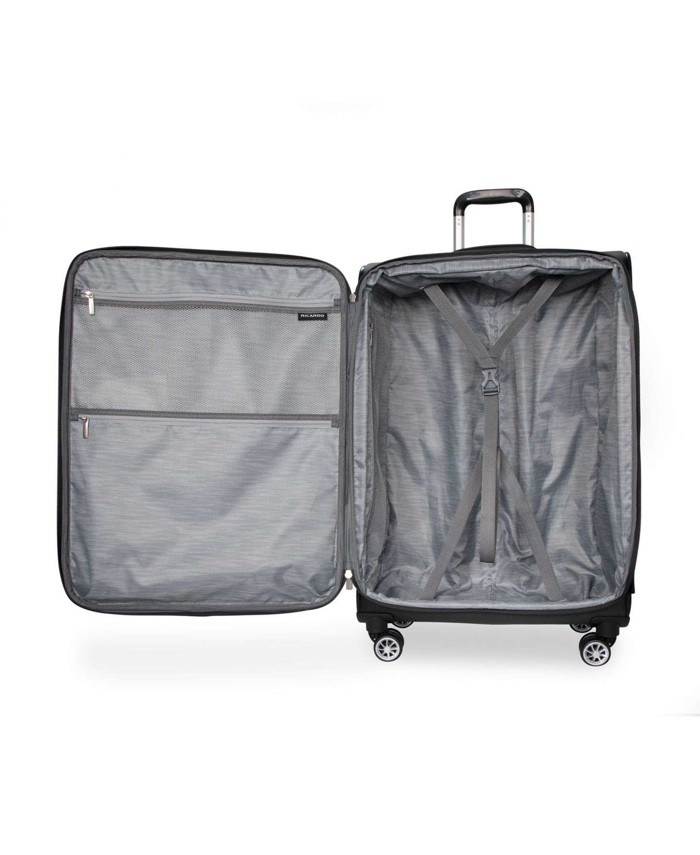 Чемодан Ricardo Torrance Softside 26" Medium Check-In Spinner Suitcase, цвет: Угольный — фото 9