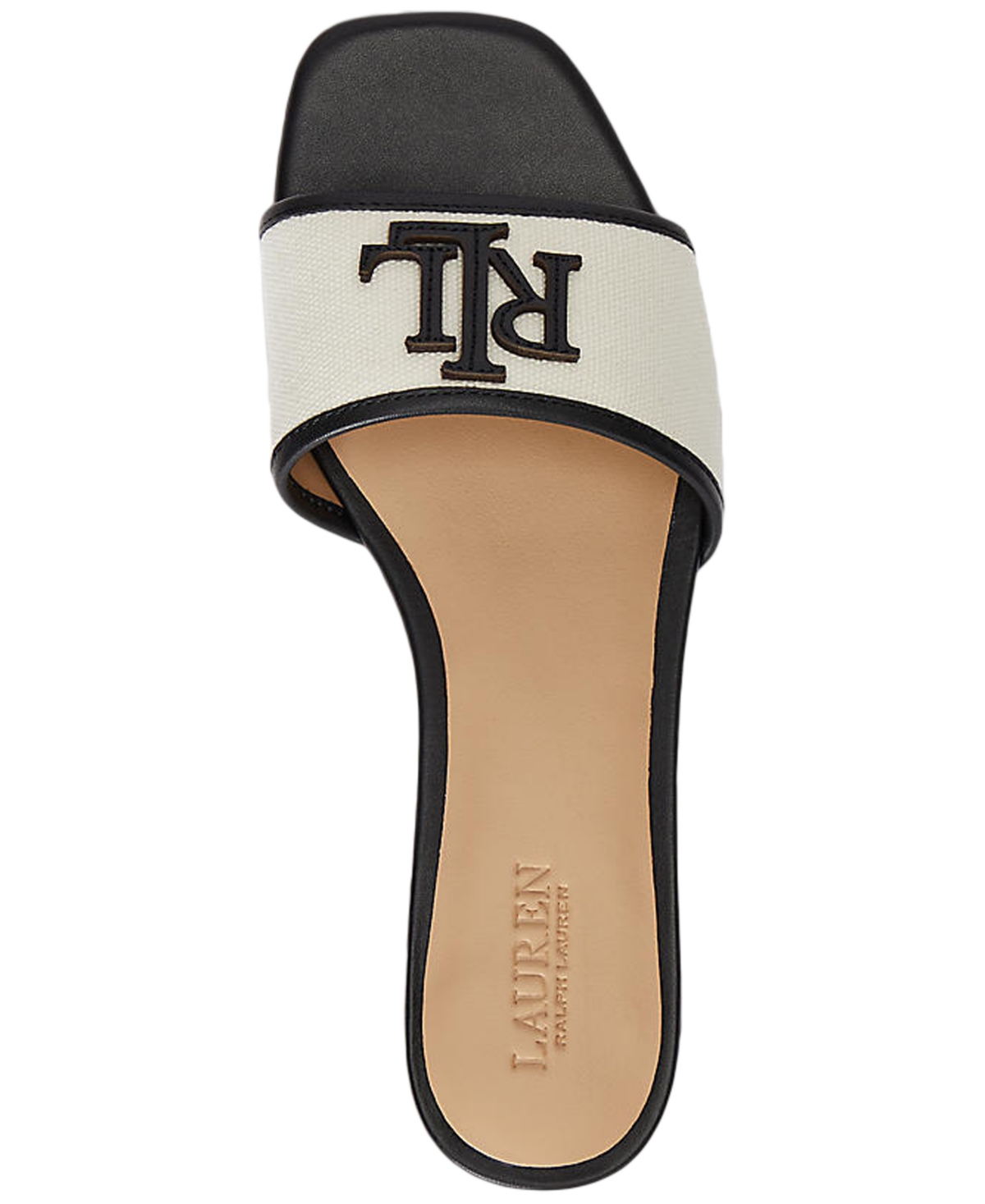 Ralph Lauren Women's Everley Slide Sandals In Black