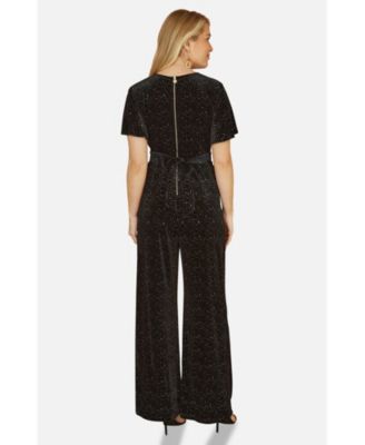 Women's Sparkle Velvet Jumpsuit