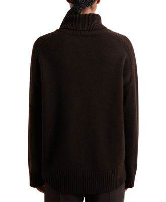 Women's Wool-Cashmere Roll-Neck Sweater