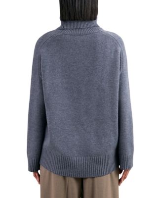 Women's Wool-Cashmere Roll-Neck Sweater