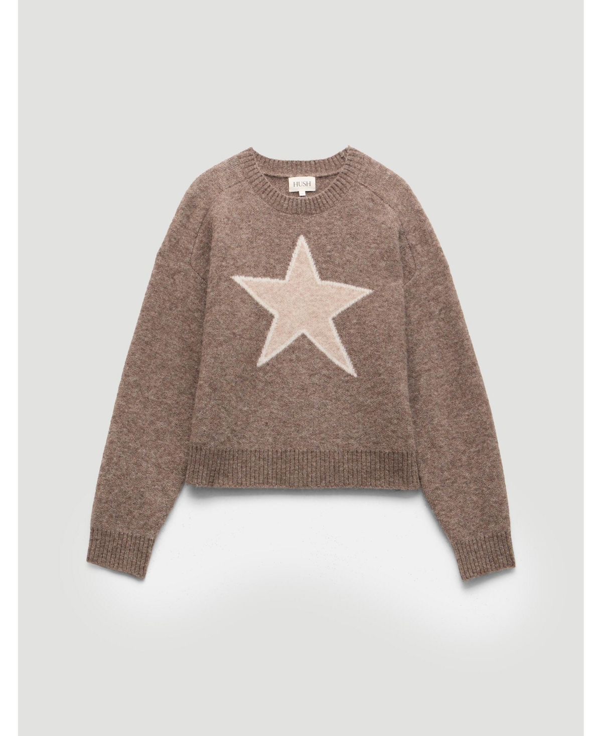 Hush Women's Wool Blend Star Jacquard Sweater