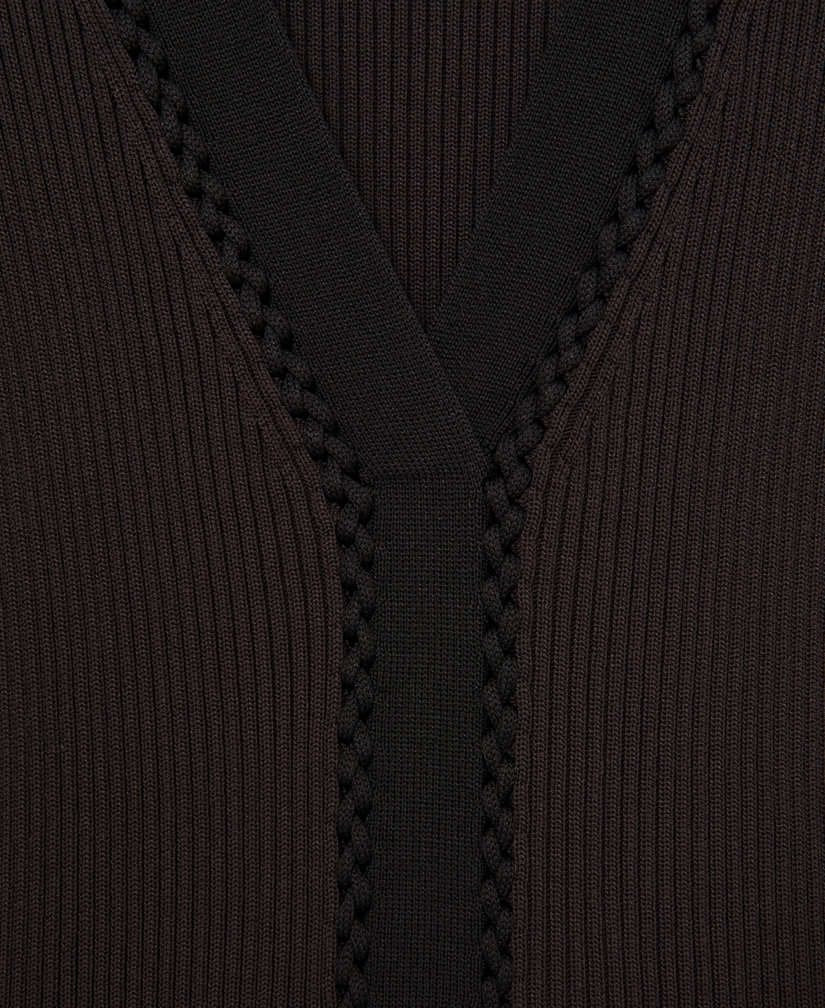 Reiss Women's Craft-stitch Rib-knit Midi Dress In Black