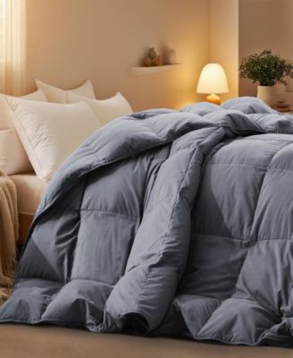 Warm and Cozy 360 Thread Count All Season Down and Feather Fiber Comforter, Twin