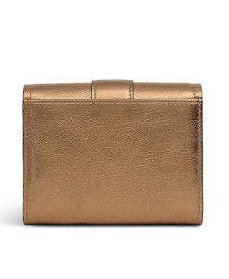 Sloane Mews Metallic Mini Flap Over Wallet