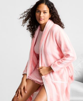 Women's Broad Stripe Cotton Robe