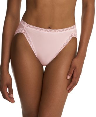 Women's Bliss Lace-Trim Cotton French-Cut Brief Underwear 152058