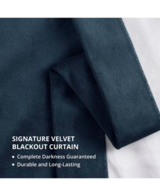Signature Extra Wide Velvet Blackout Curtain