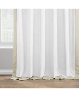 Italian Faux Linen Room Darkening Curtain