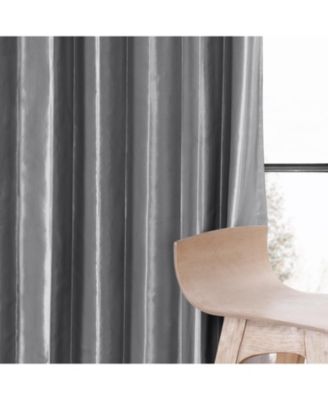 Faux Silk Taffeta Blackout Curtain