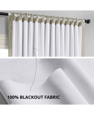 Signature Extra Wide Velvet Blackout Curtain