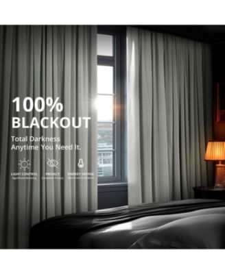 Reflection Grey Signature Velvet Blackout Curtain