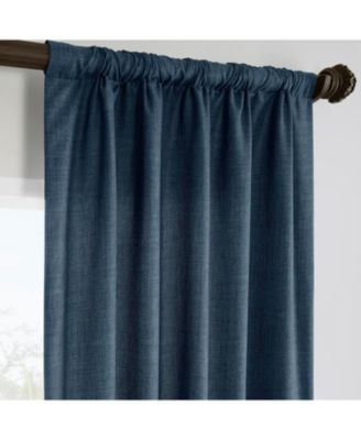 Italian Faux Linen Room Darkening Curtain
