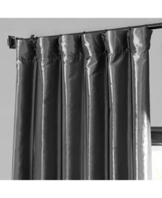 Faux Silk Taffeta Blackout Curtain