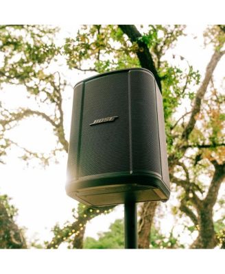 S1 Pro+ Portable Wireless PA System with Bluetooth, Black Bundle With Turnstile Audio Height-Adjustable Speaker Stand and Stand Case