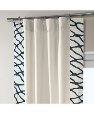 Ellis Bordered Cotton Curtain