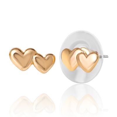 Gold-Tone Bow, Butterfly & Pearl Stud & Hoop Earring Set, 12 Pairs