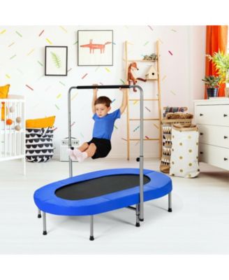 2-Person Foldable Mini Kids Fitness Rebounder Trampoline