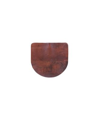 Clement Solid Wood 24" Bar Stool, Brown