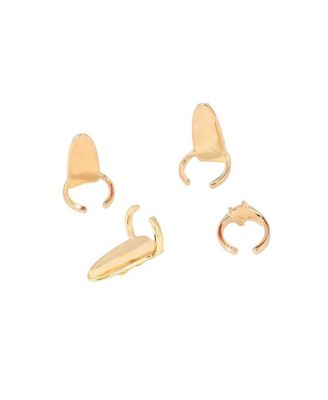Women's The Wonder-Woman Nail Rings - California Gold (Set Of 4)