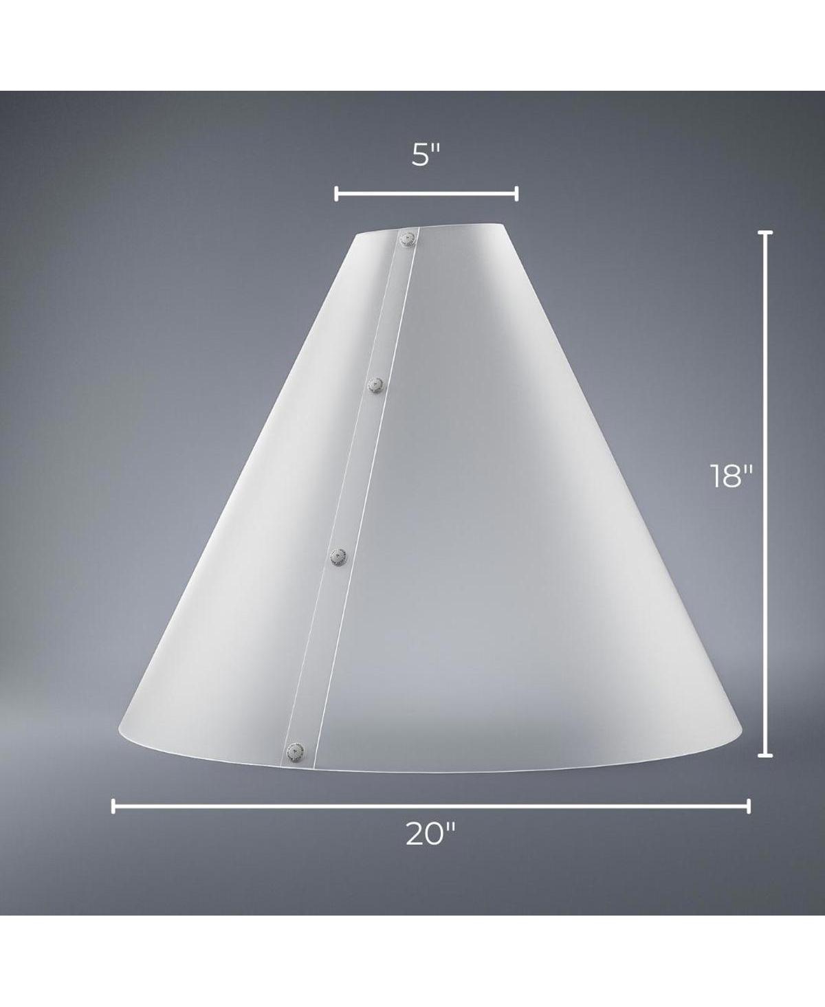 V-flat World The Light Cone Diffuser, Large, 2-Pack