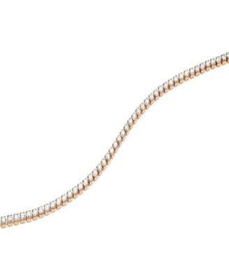 Women's Analog Rose Gold-Tone Stainless Steel Watch Set, 18mm