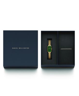 Women's Analog Gold-Tone Stainless Steel Watch Set, 26mm