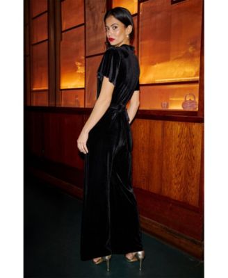 Women's Check Wrap Skirt With Buckle