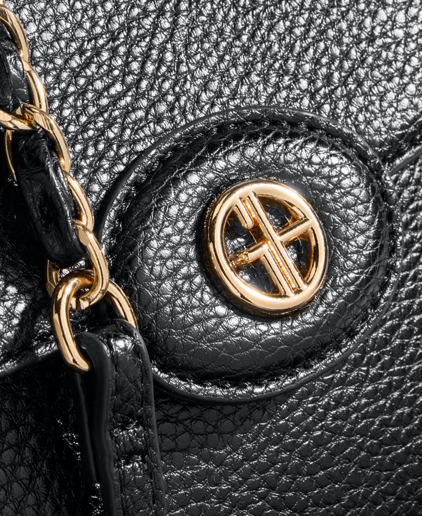 Женская сумка Giani Bernini Pebble Square Crossbody, цвет: Чёрный — фото 3