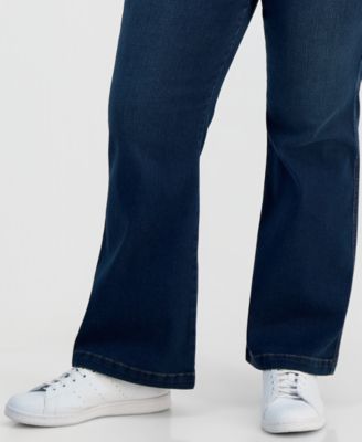 Plus Size Pull-On Shaping High-Rise Bootcut Jeans, Macy's Exclusive