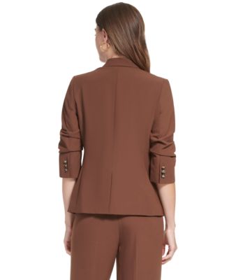 Petite Madison 1-Button Long-Sleeve Jacket
