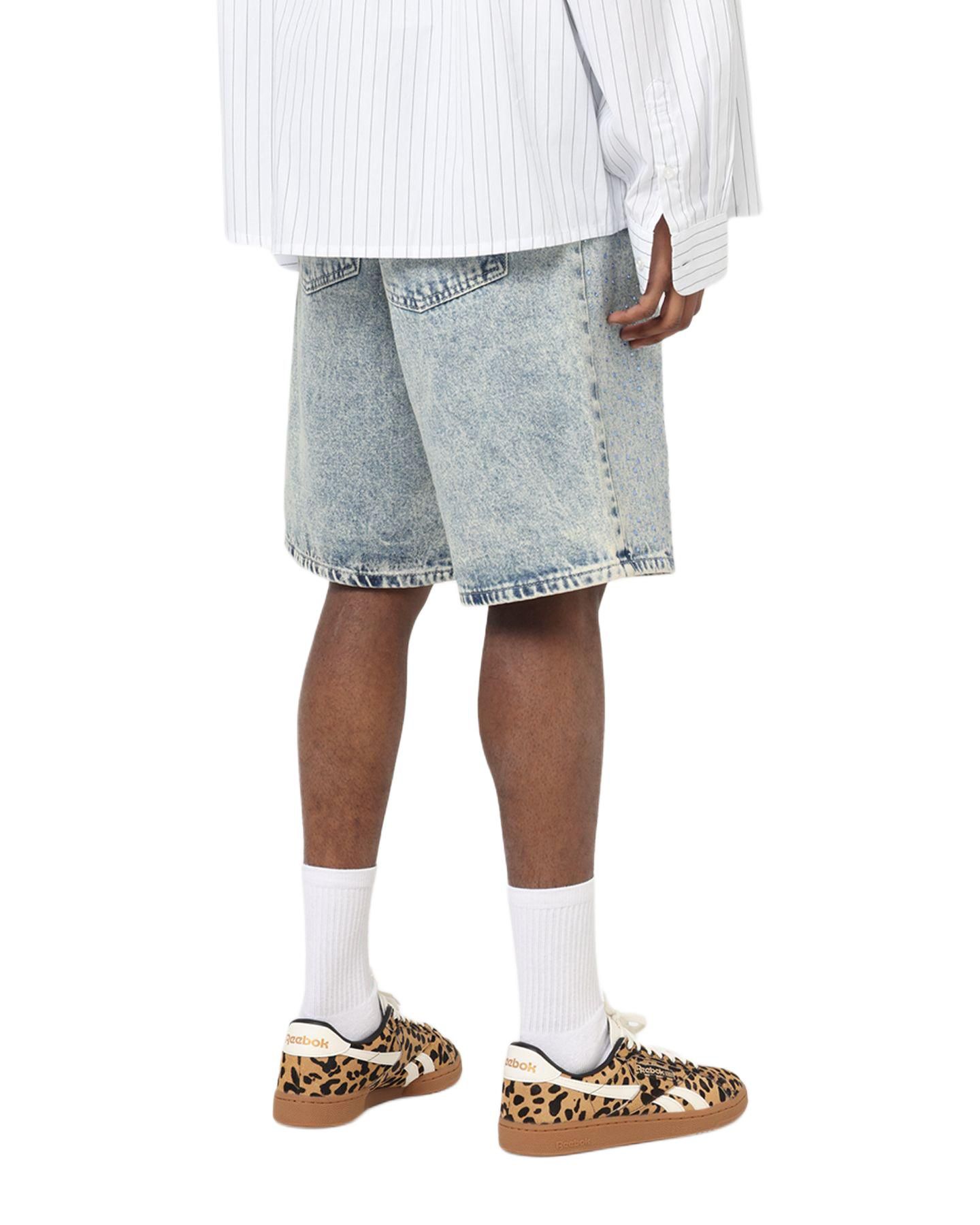 Мужские шорты XXIII Diamond Buckle Back Jorts, цвет: Синий — фото 2