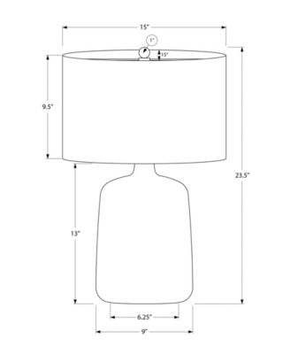 Lighting 24" Ceramic Table Lamp