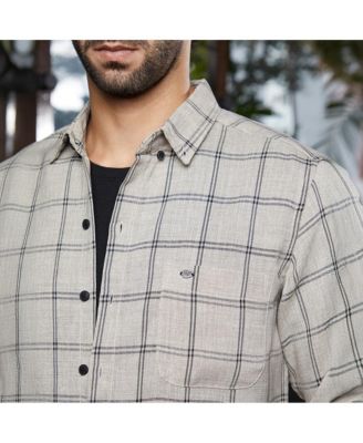 Men's Coin Grey BiGraph-Check Shirt