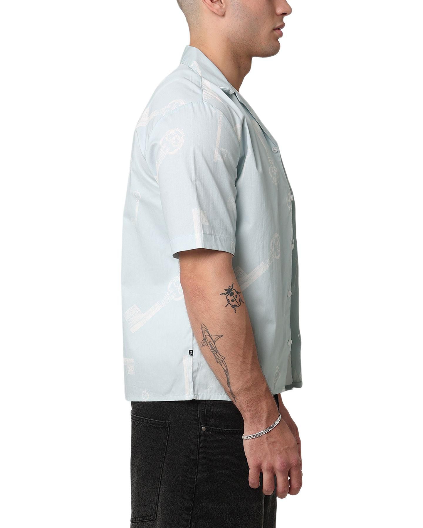 Мужская рубашка SAINT MORTA Skeleton Key Button Up — фото 5