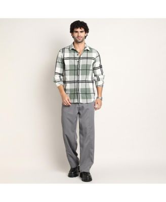 Men's Sage Green Overlap Buffalo Shirt